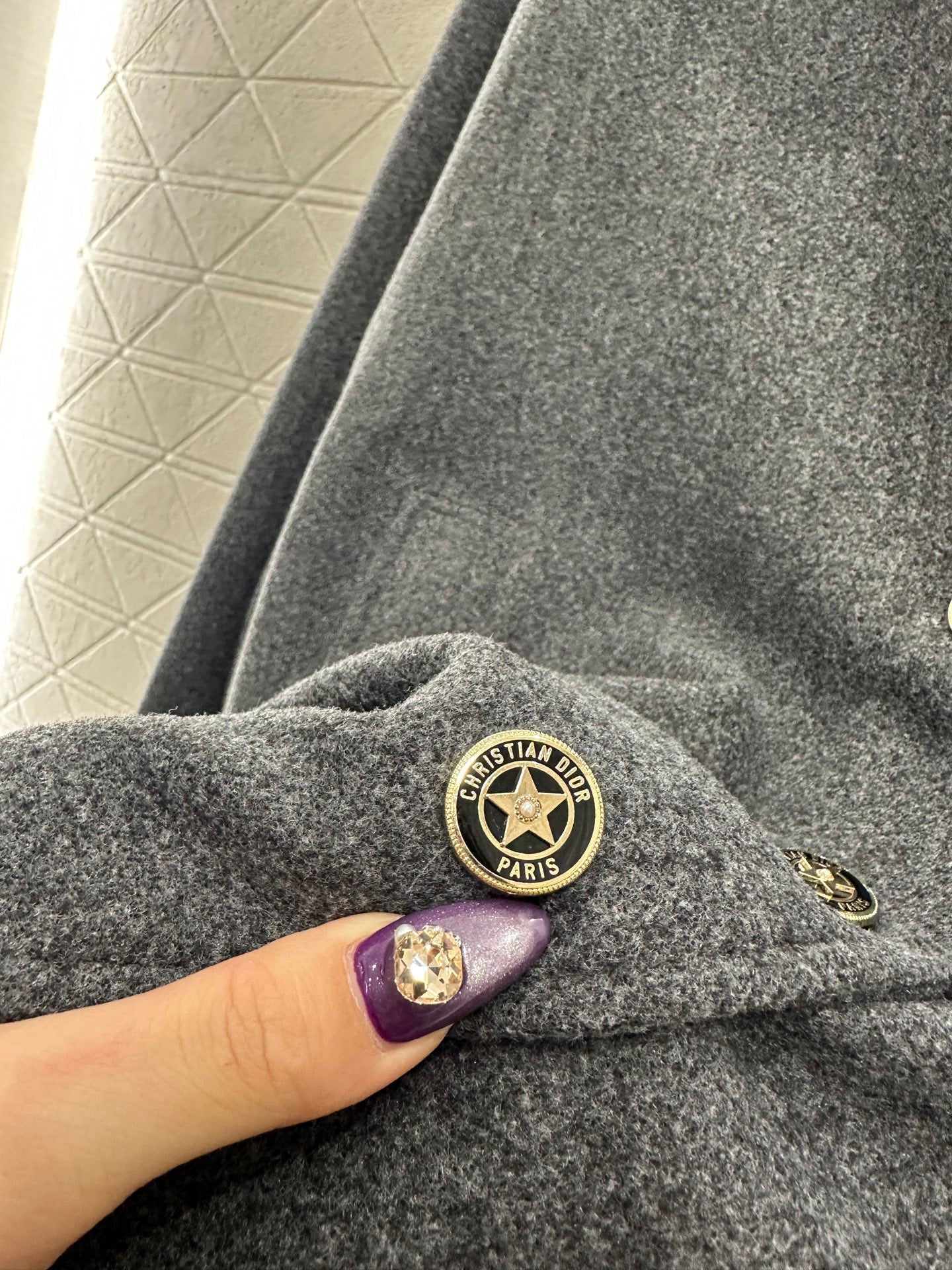 Big collar shawl long coat