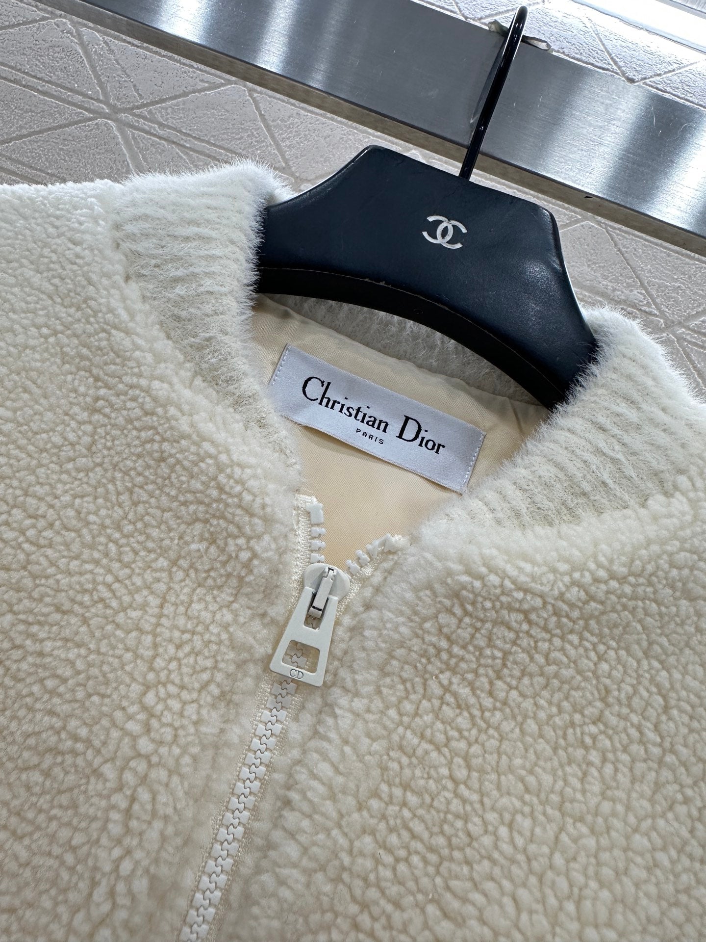 Baseball Thread Teddy Lamb Coat