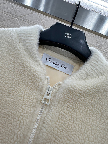 Baseball Thread Teddy Lamb Coat