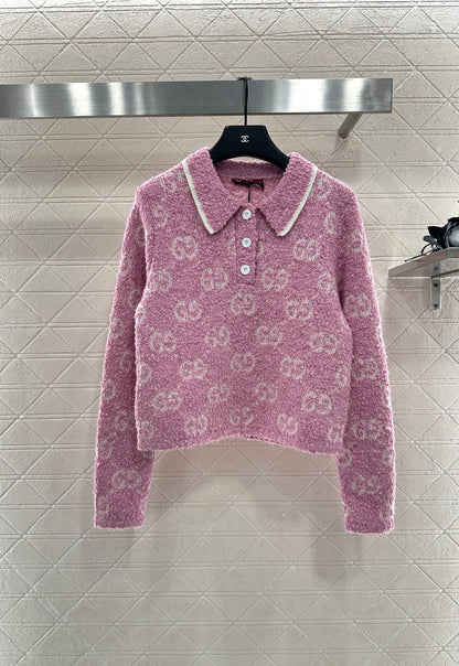 Jacquard Knitted Top