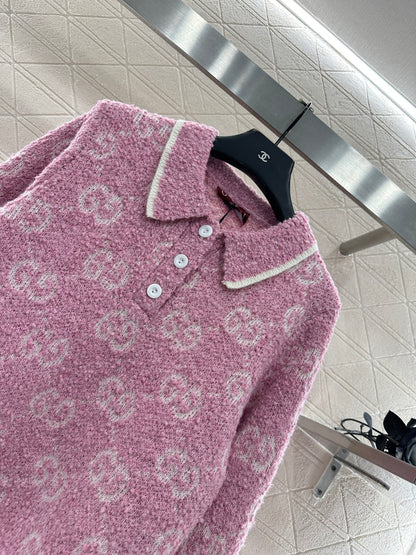 Jacquard Knitted Top