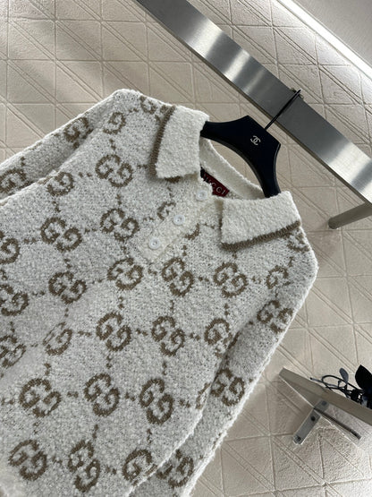 Jacquard Knitted Top