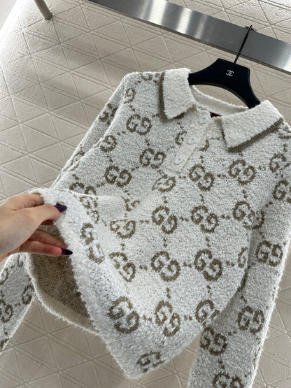 Jacquard Knitted Top