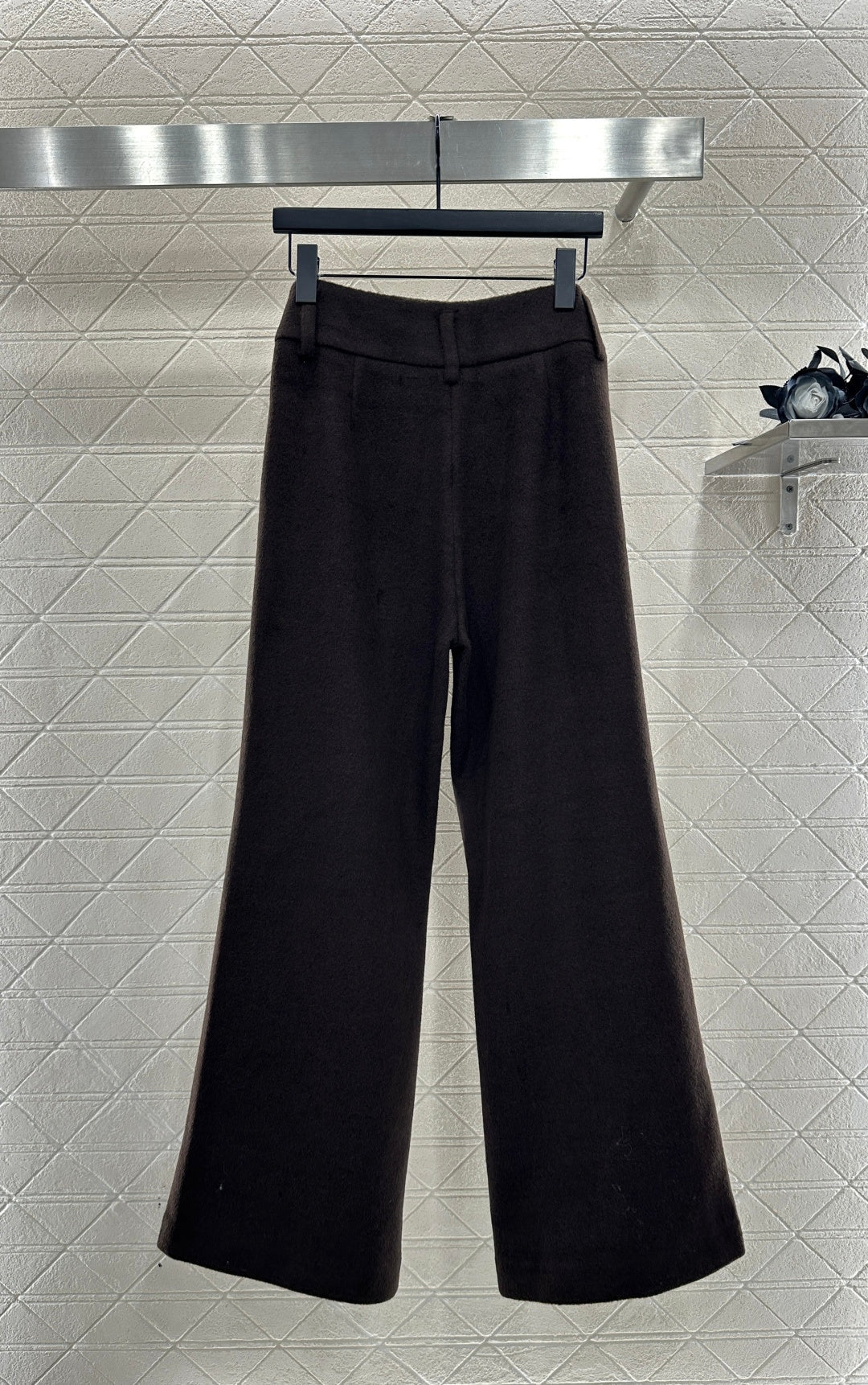 Stand up collar jacket and pants set