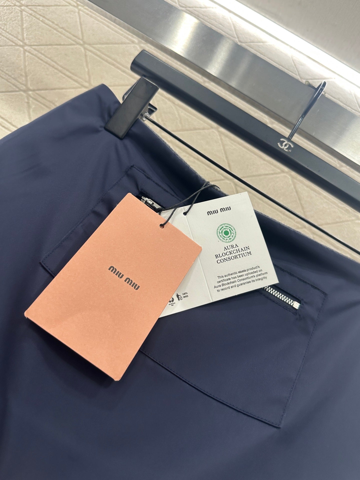 Nylon workwear zipper skirt