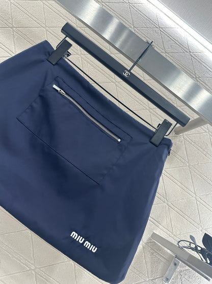 Nylon workwear zipper skirt