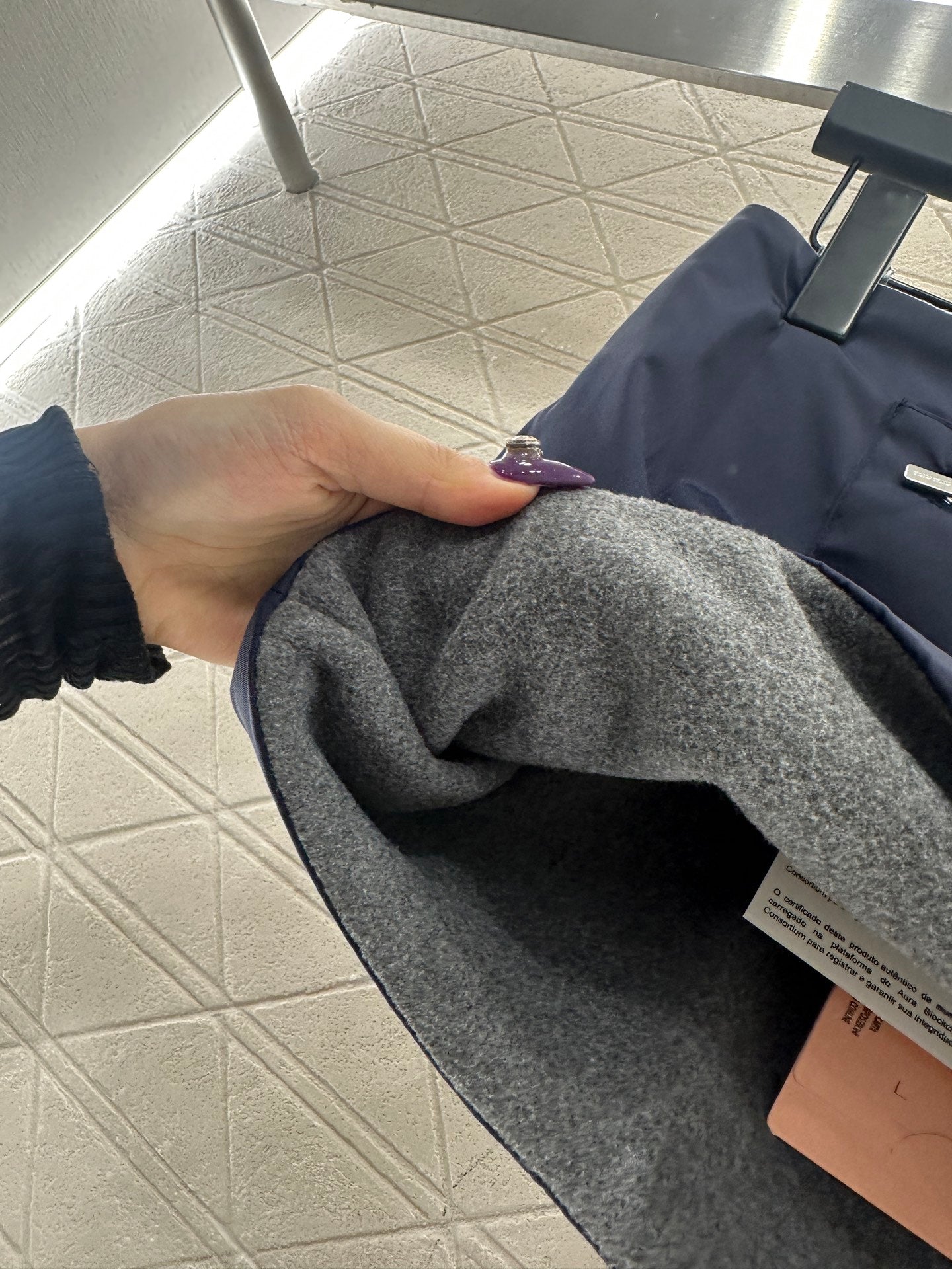 Nylon workwear zipper skirt