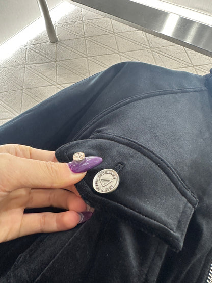 Flip Short Zipper Cotton Jacket