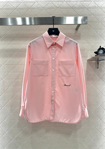 Embroidered logo shirt