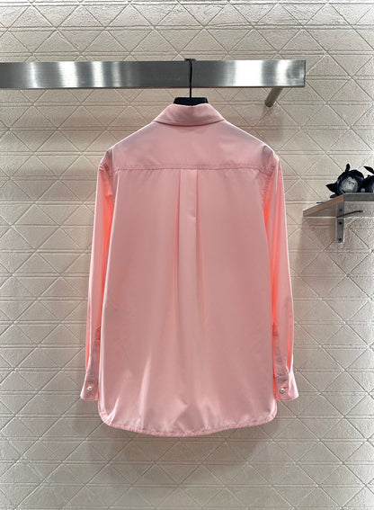 Embroidered logo shirt