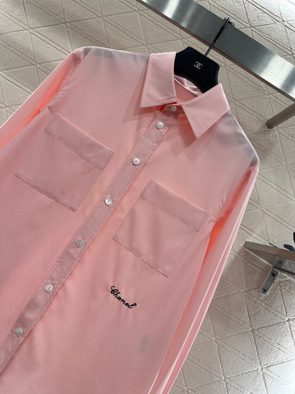 Embroidered logo shirt