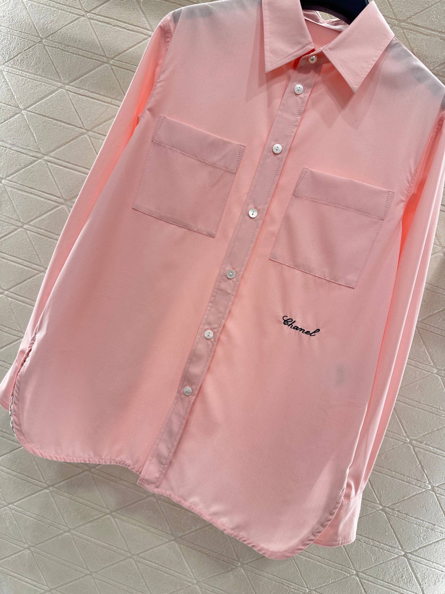 Embroidered logo shirt