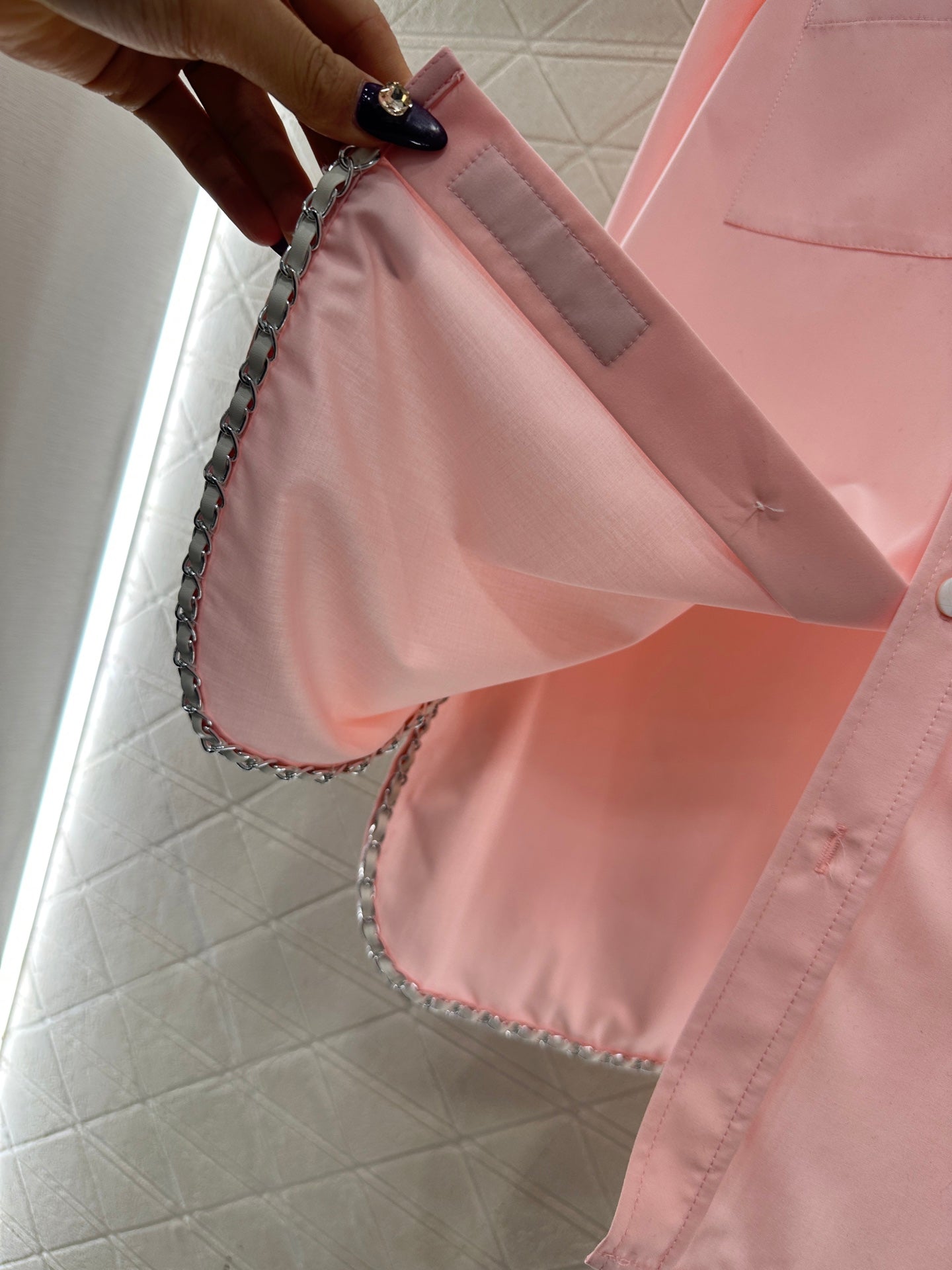 Embroidered logo shirt