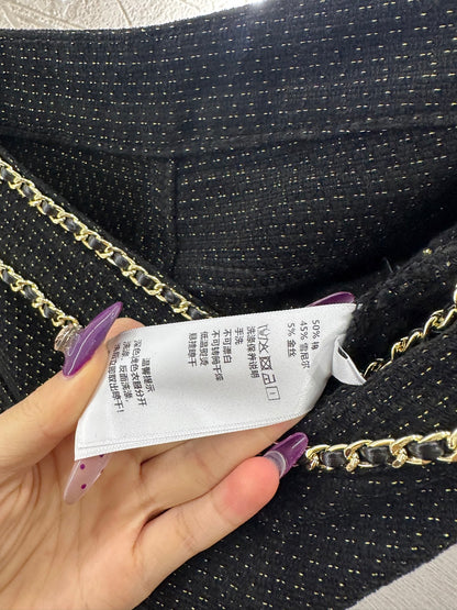 Belt Chain Wide Leg Pants