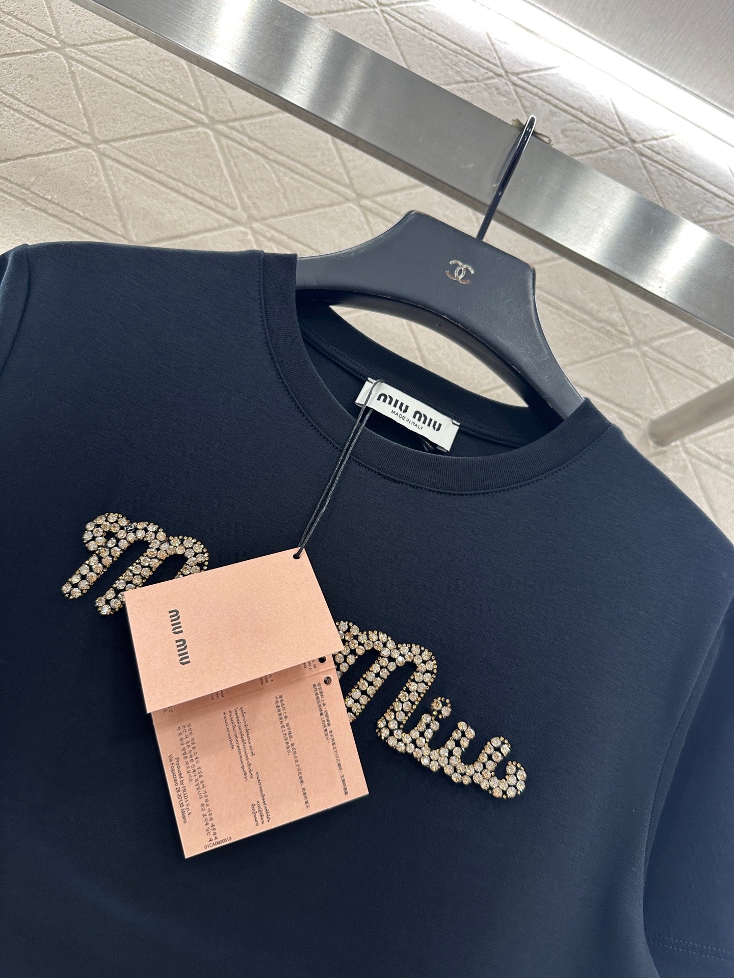 Dingzhu Hot Diamond Short Sleeve 𝑇𝑒𝑒