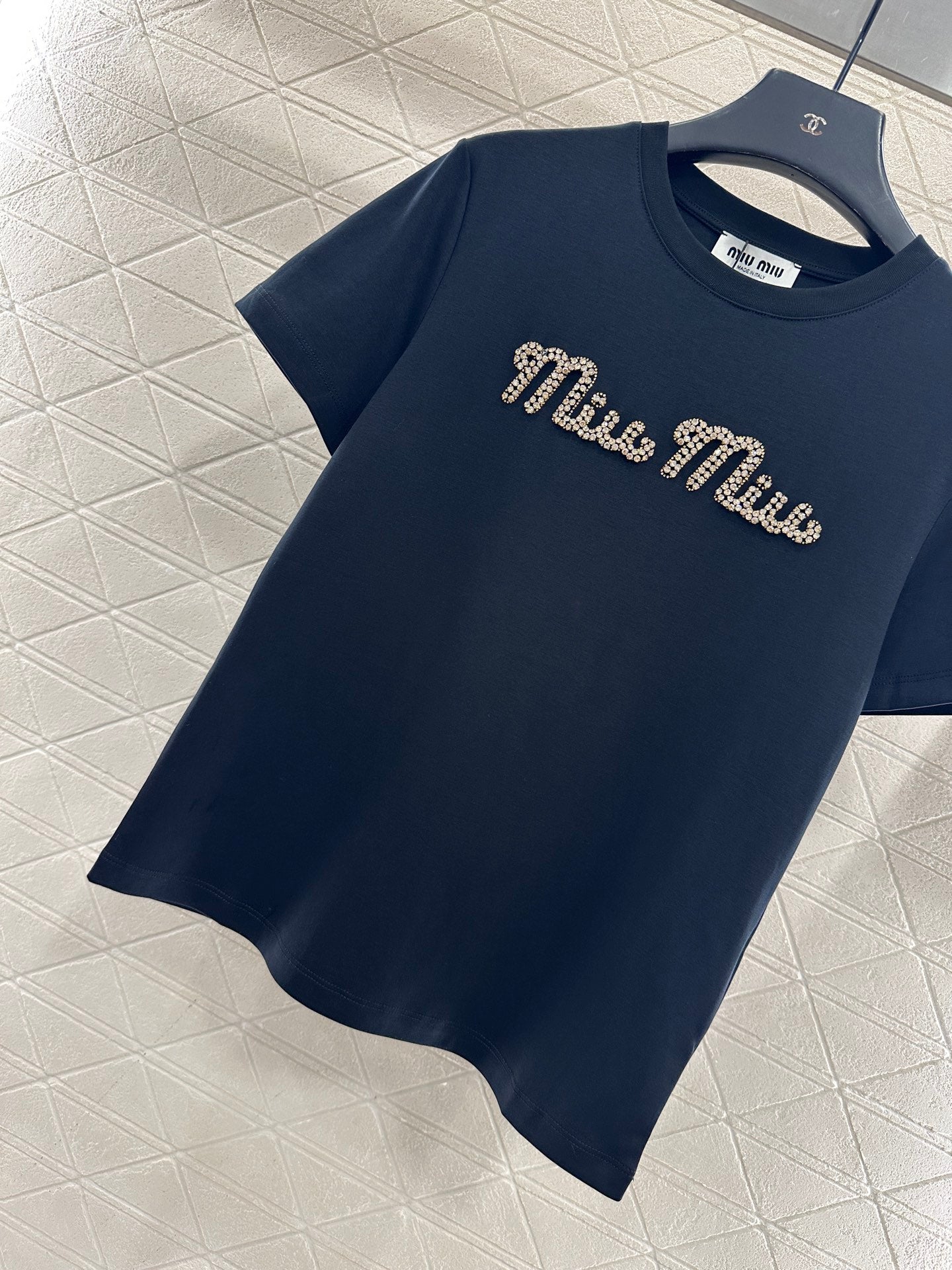 Dingzhu Hot Diamond Short Sleeve 𝑇𝑒𝑒