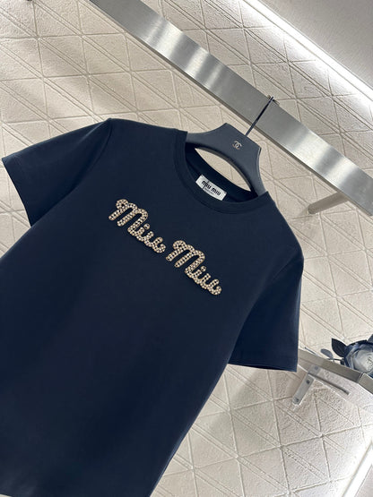 Dingzhu Hot Diamond Short Sleeve 𝑇𝑒𝑒