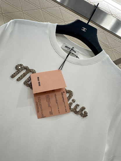 Dingzhu Hot Diamond Short Sleeve 𝑇𝑒𝑒