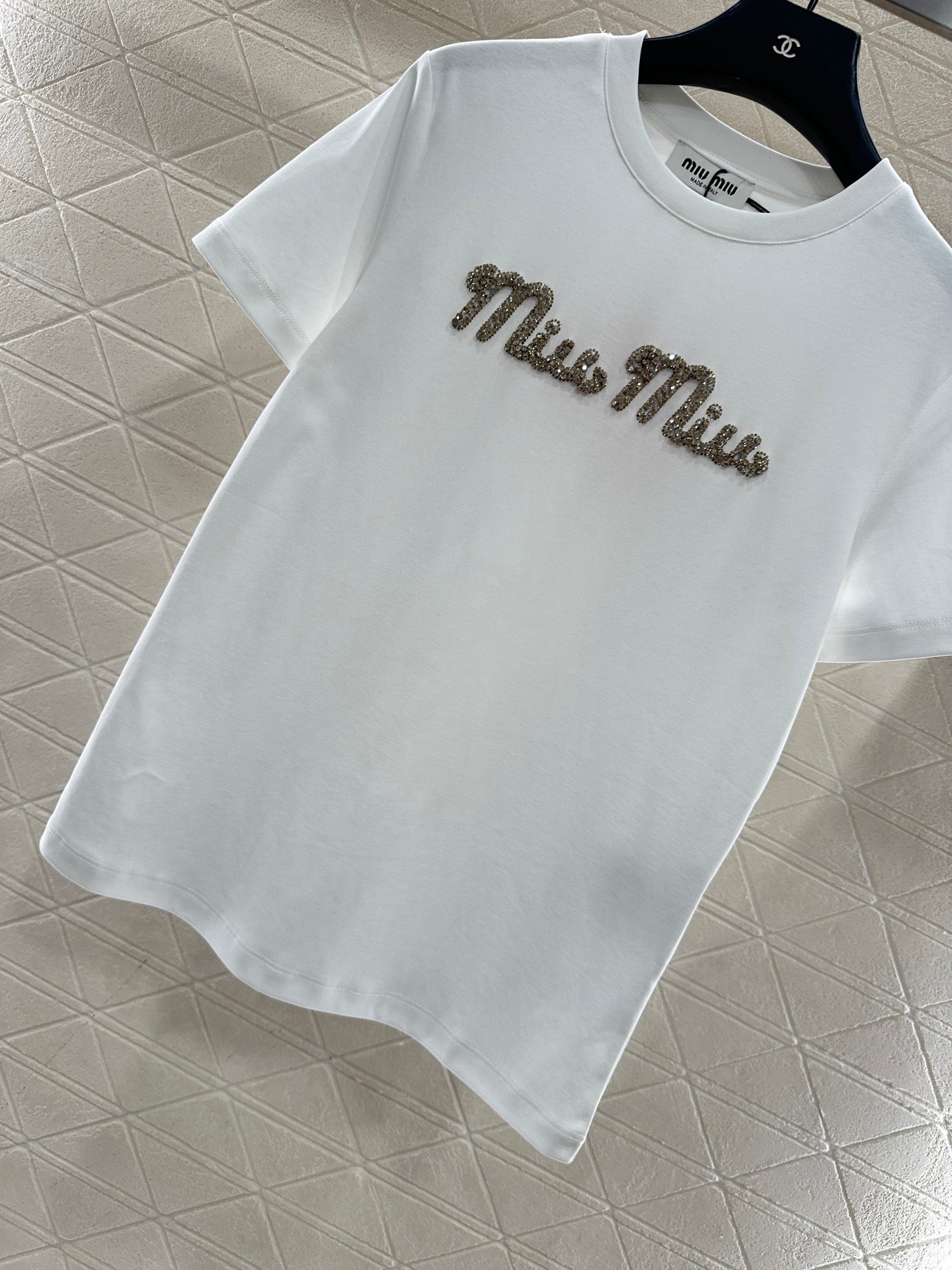 Dingzhu Hot Diamond Short Sleeve 𝑇𝑒𝑒