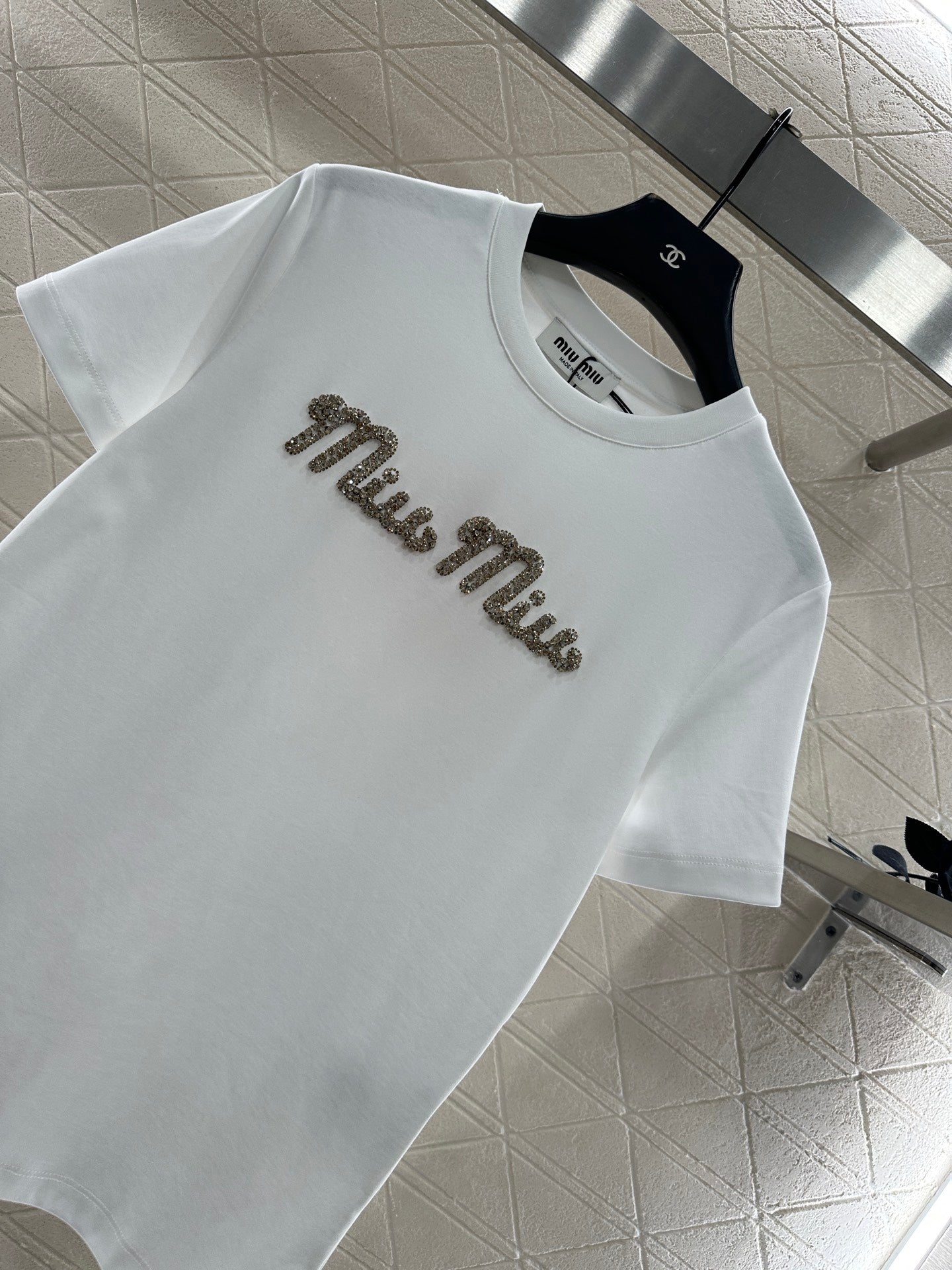 Dingzhu Hot Diamond Short Sleeve 𝑇𝑒𝑒