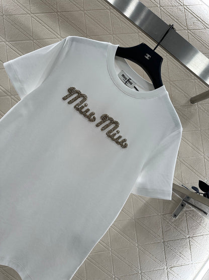 Dingzhu Hot Diamond Short Sleeve 𝑇𝑒𝑒