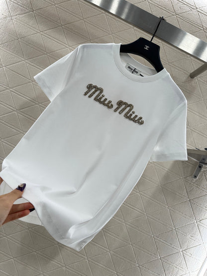 Dingzhu Hot Diamond Short Sleeve 𝑇𝑒𝑒