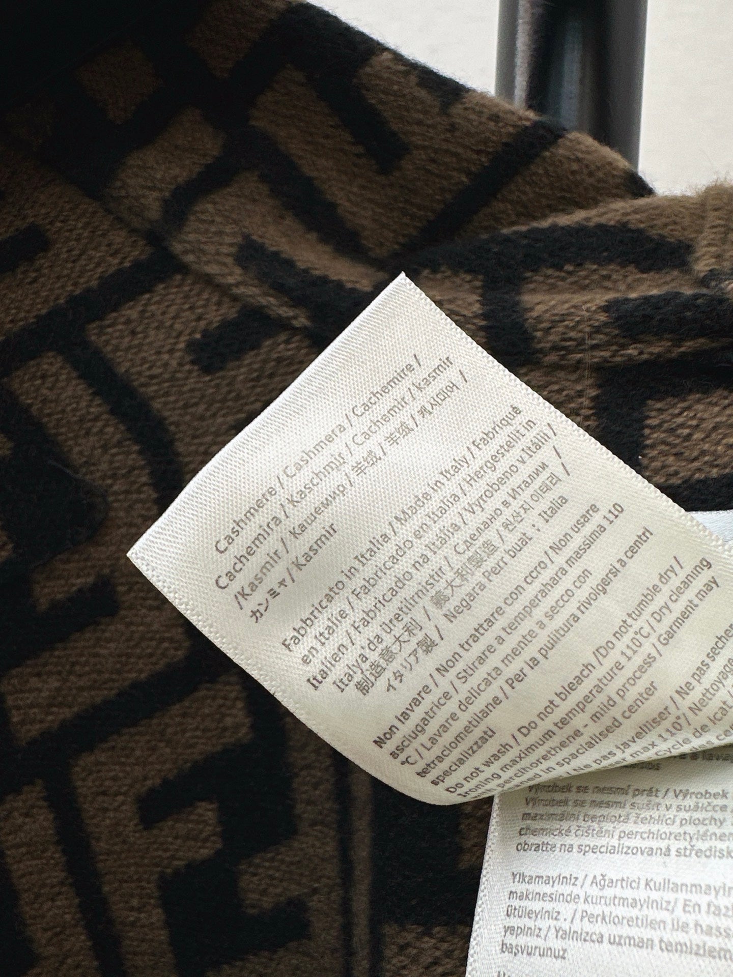 Classic Pattern Wool Cape