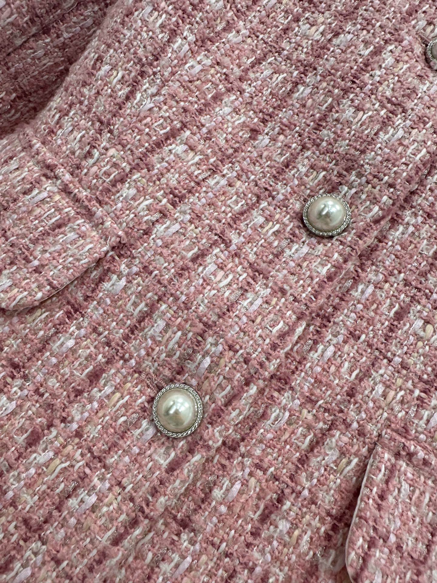 Round neck woven dress half skirt set