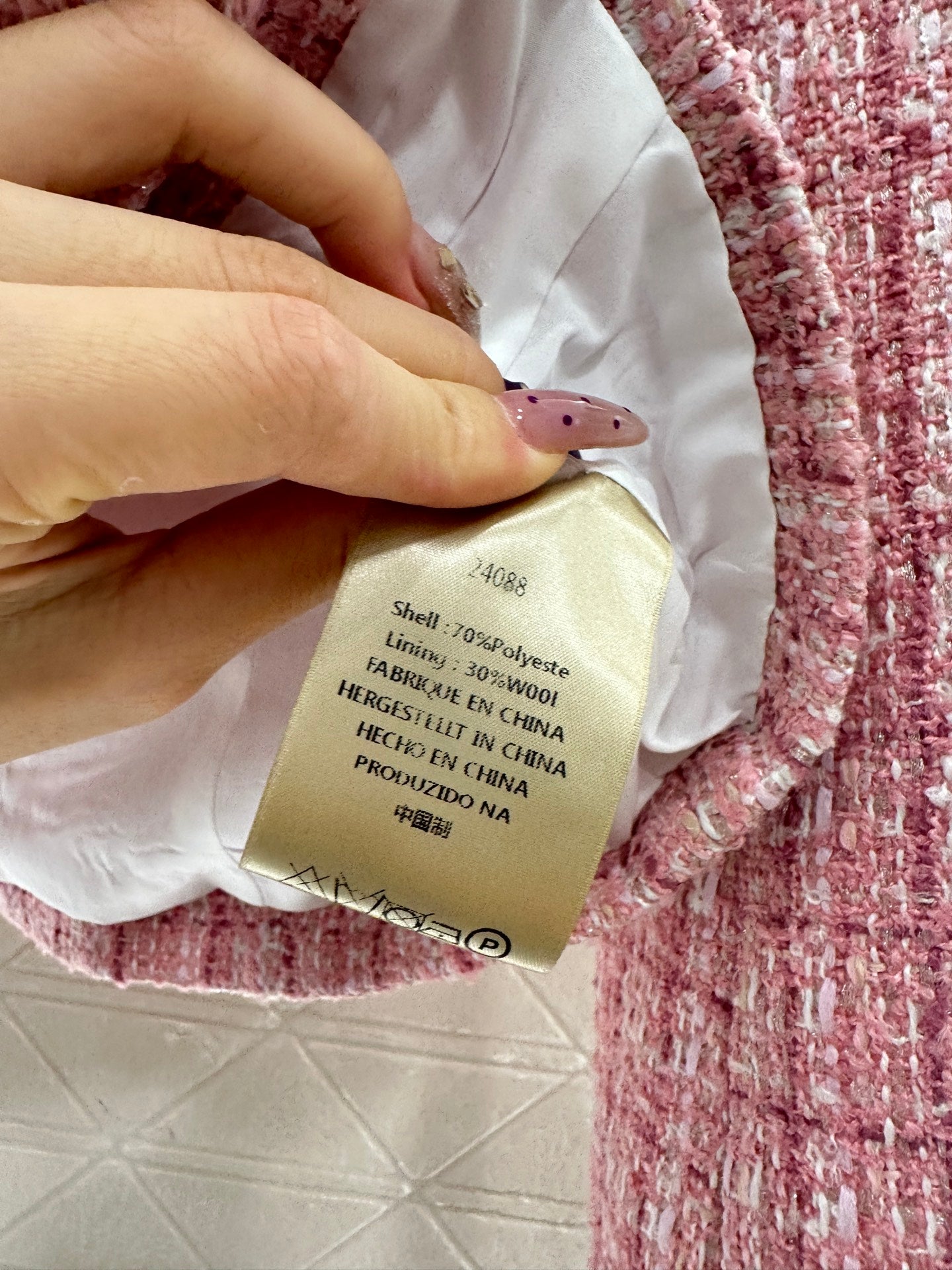 Round neck woven dress half skirt set