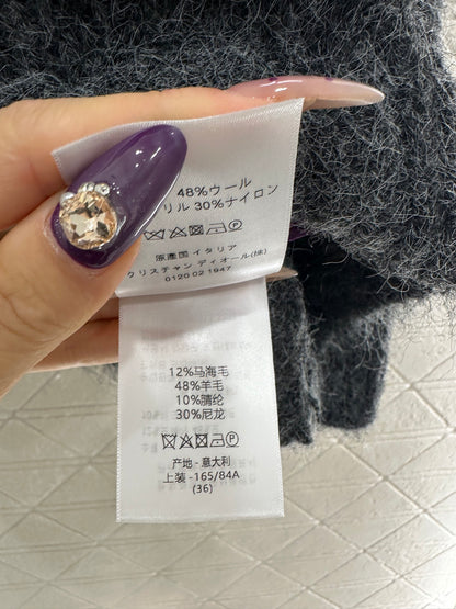 Half open collar pullover sweater