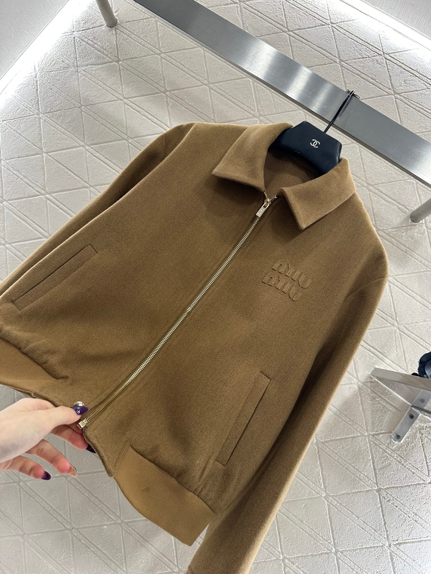 Collar zipper jacket jacket