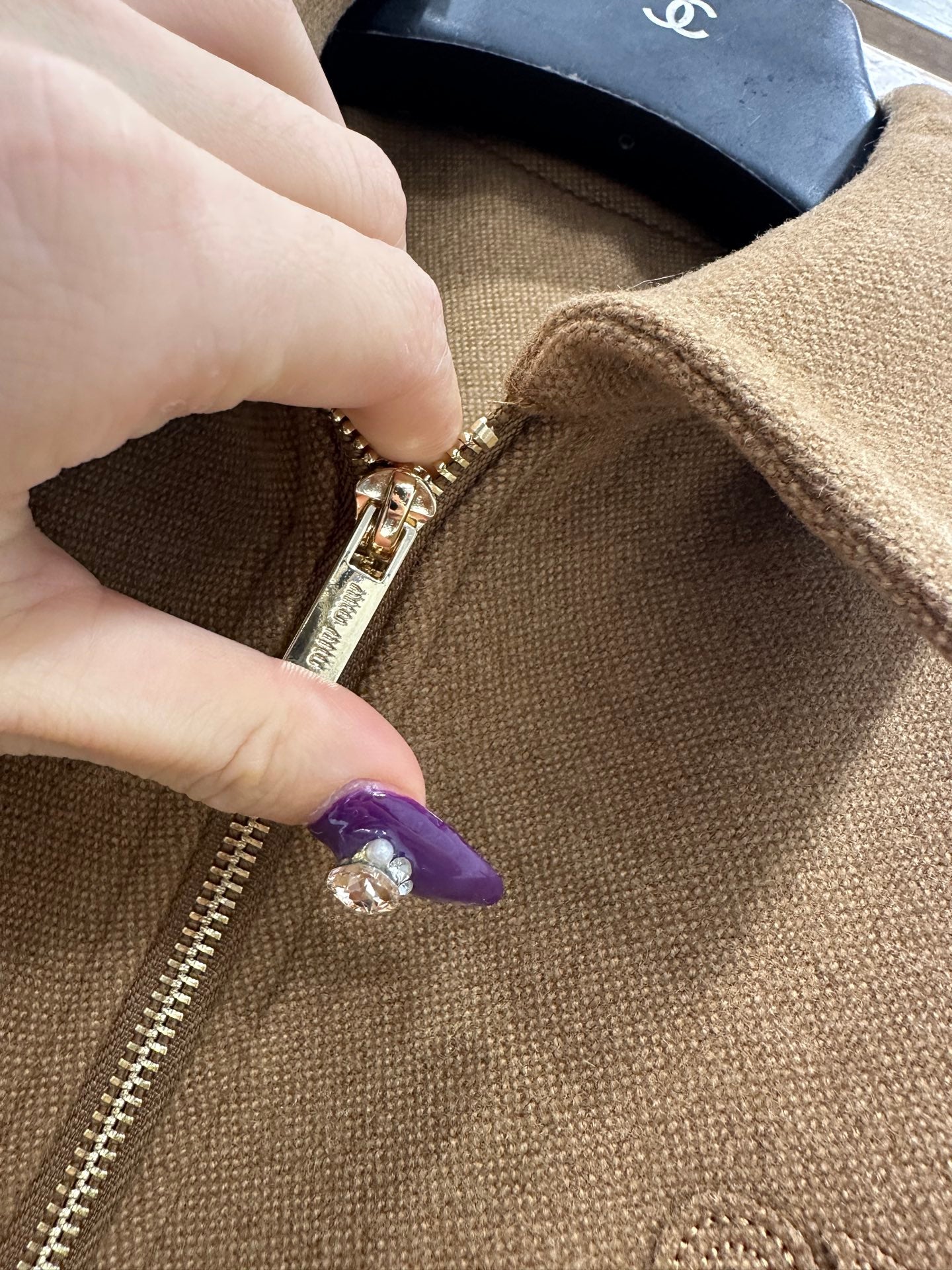 Collar zipper jacket jacket