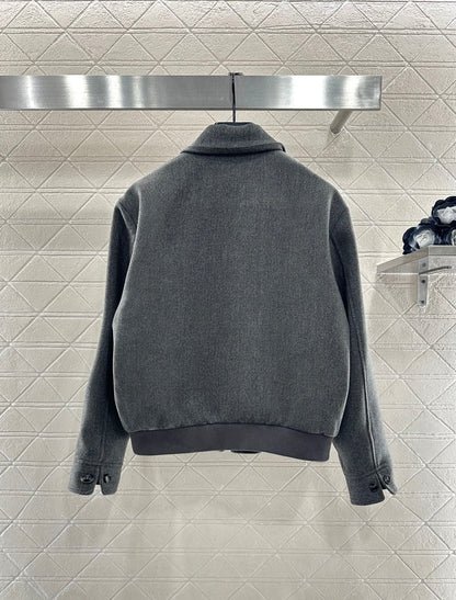 Collar zipper jacket jacket