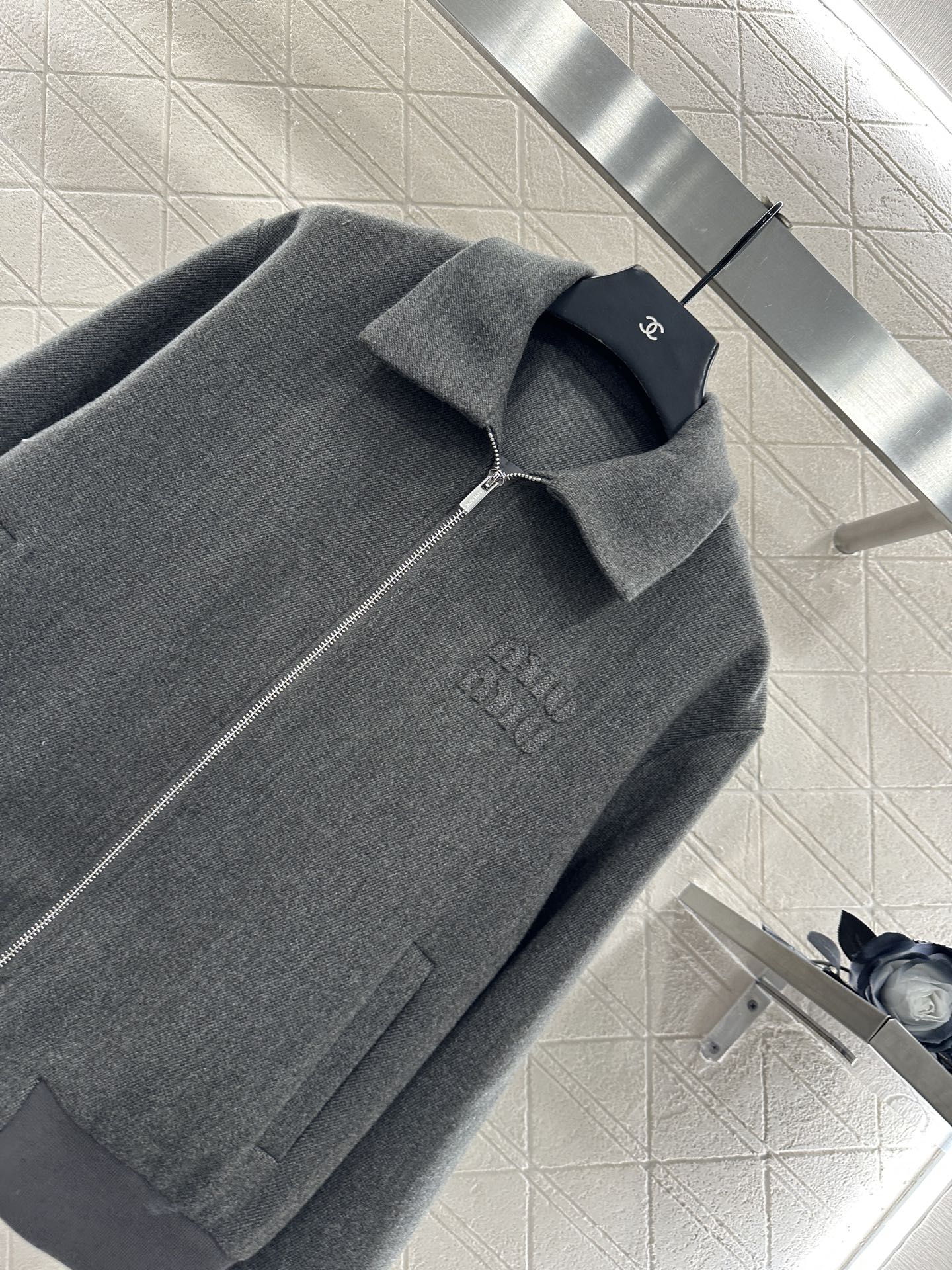 Collar zipper jacket jacket