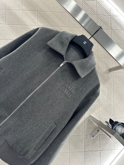 Collar zipper jacket jacket