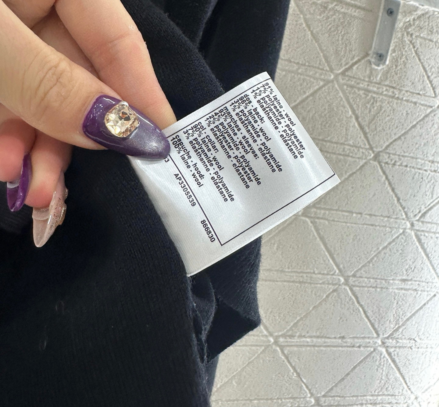 Knitted zipper sweater