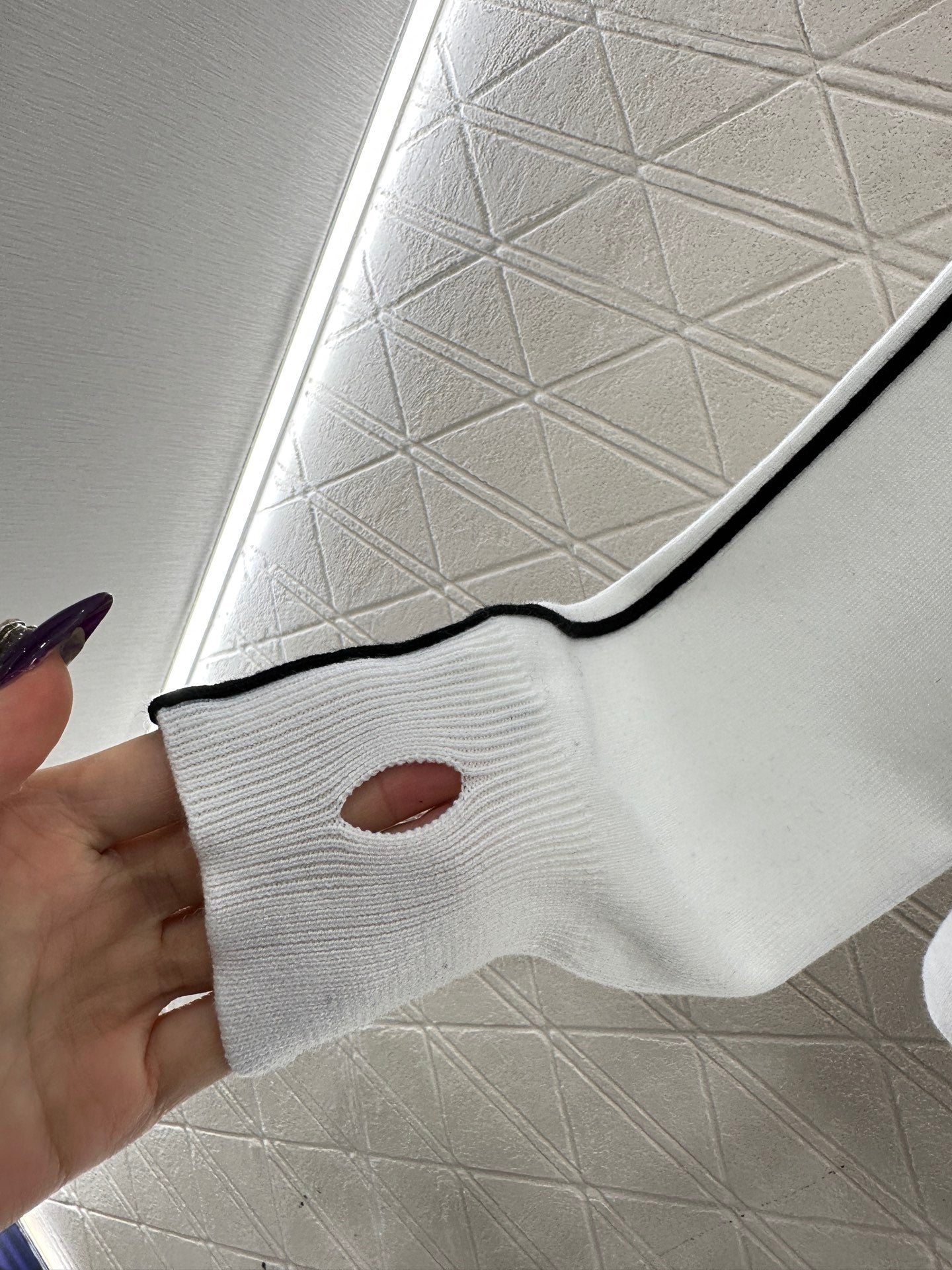 Knitted zipper sweater