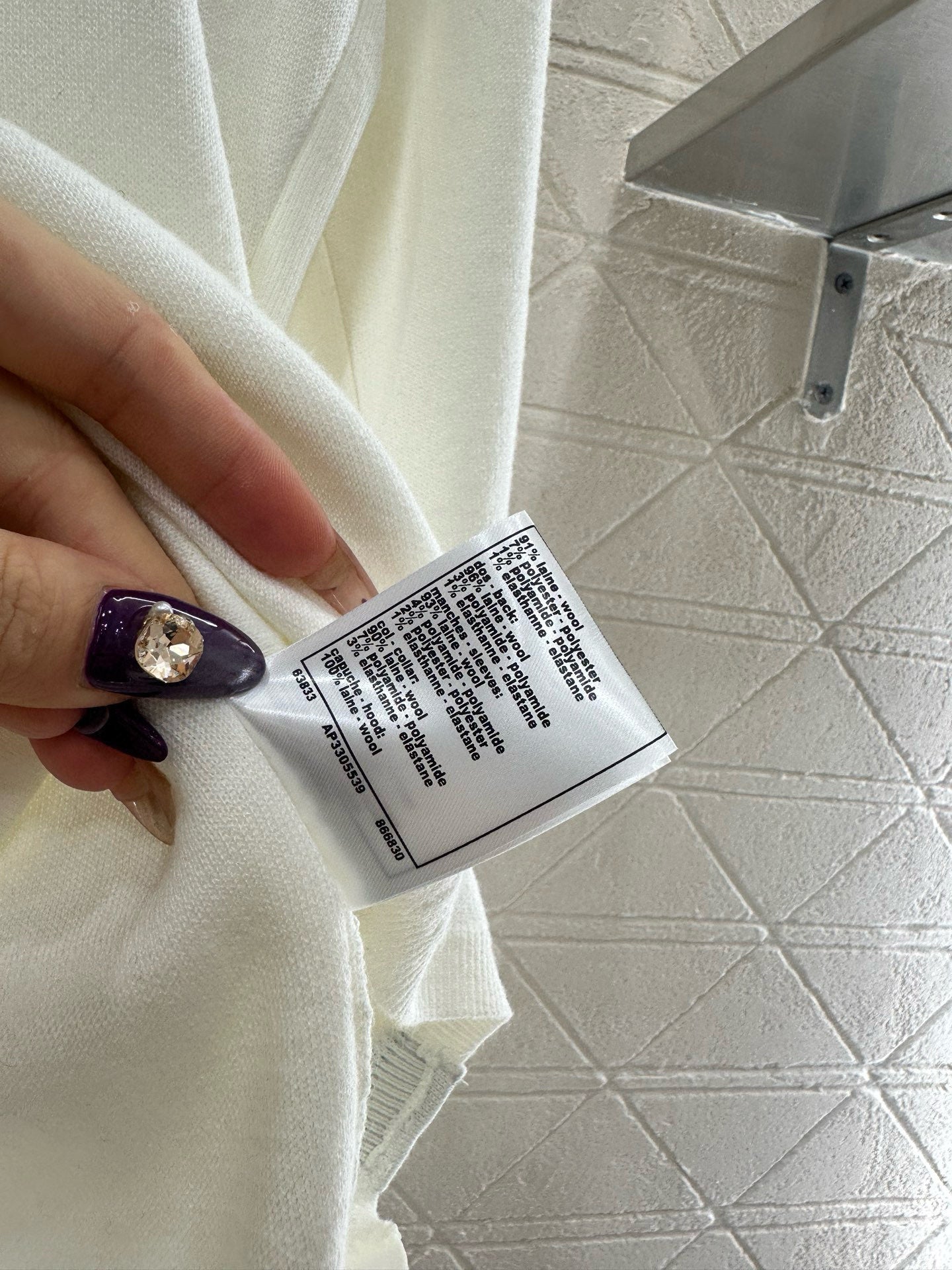 Knitted zipper sweater