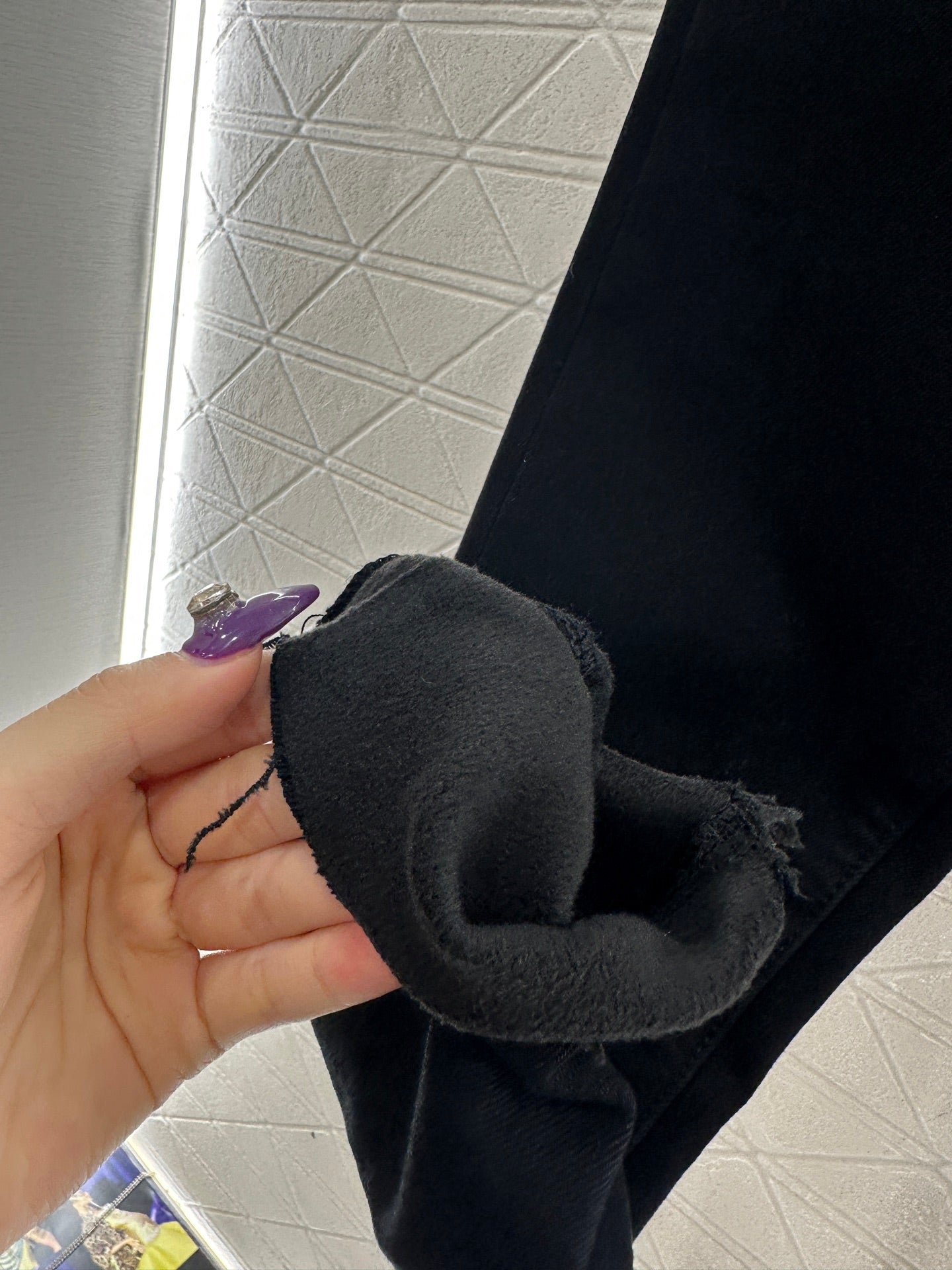 Retro velvet pencil jeans