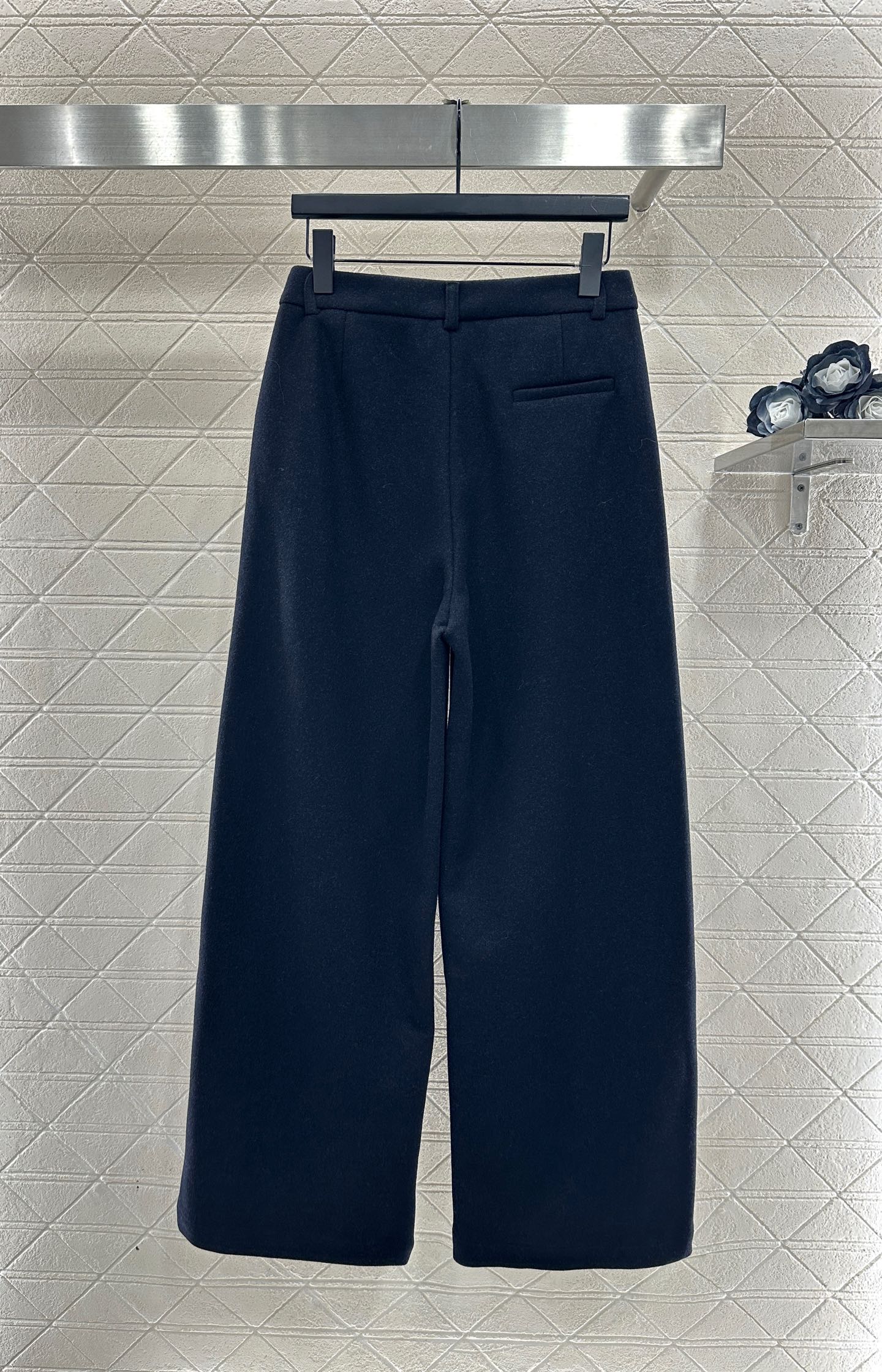 Woolen suit, wide leg pants