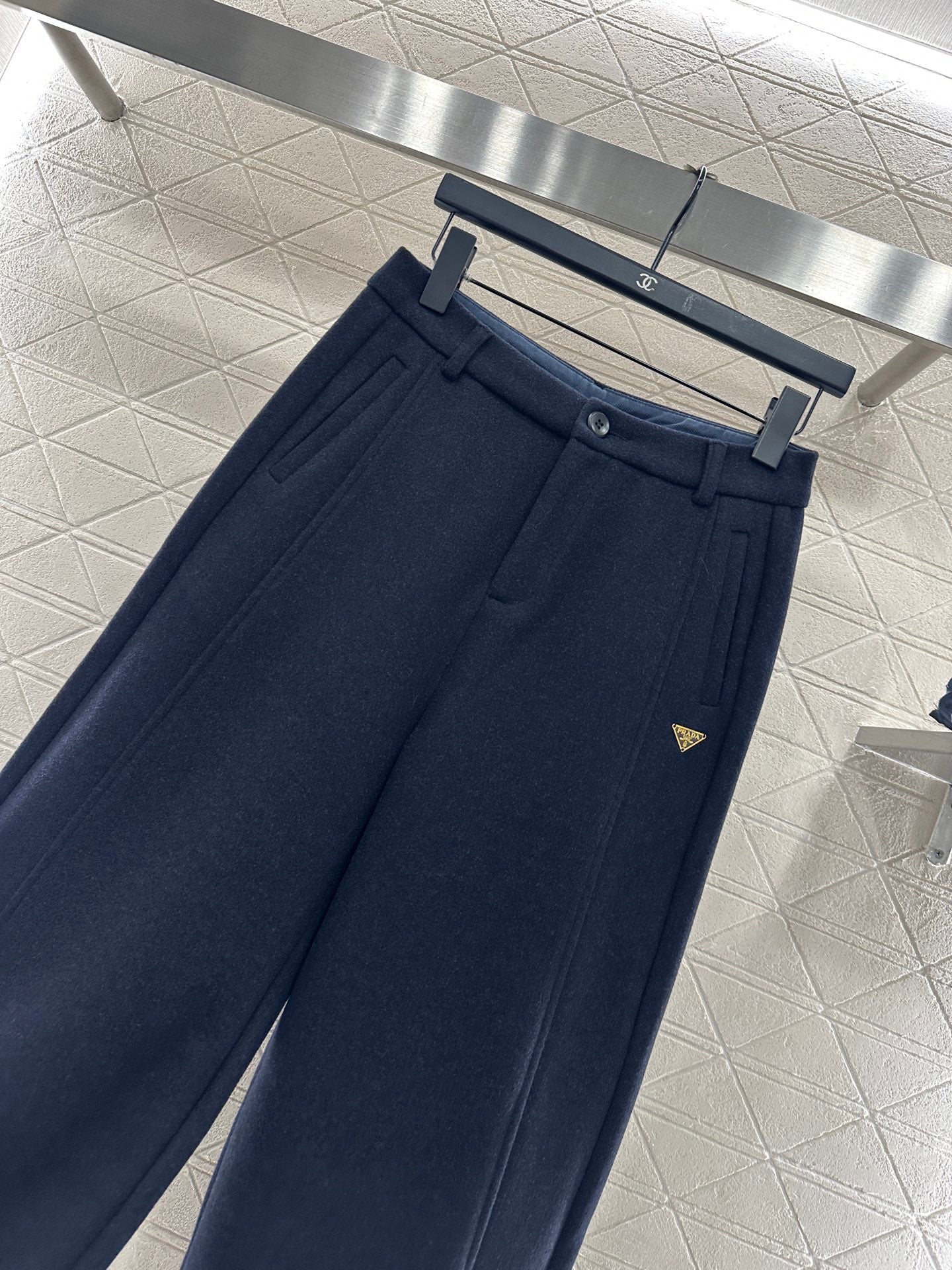 Woolen suit, wide leg pants