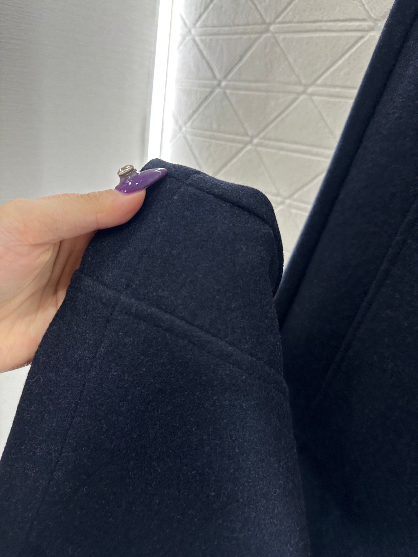 Woolen suit, wide leg pants