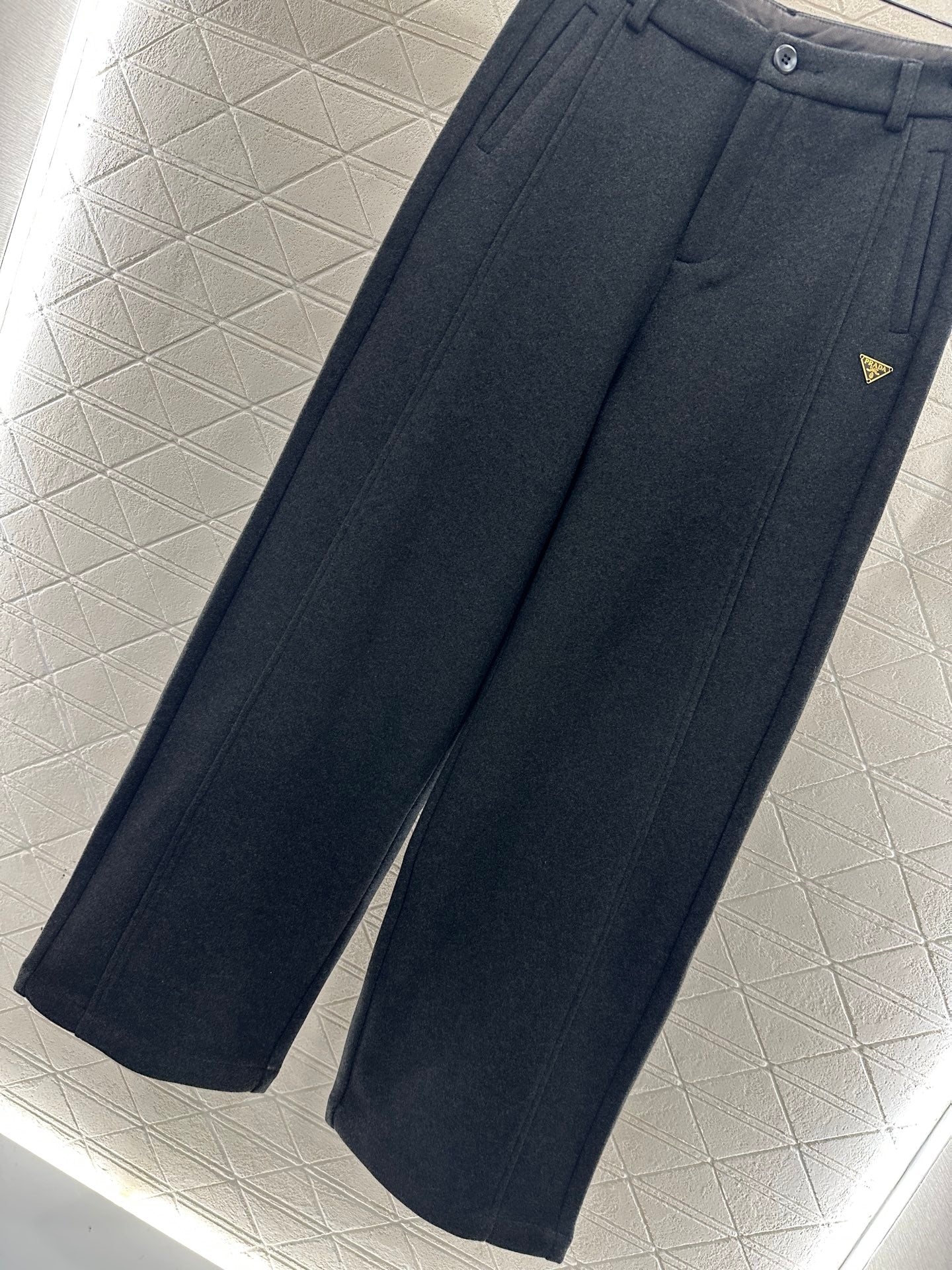 Woolen suit, wide leg pants