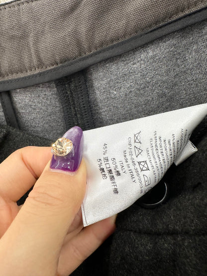 Woolen suit, wide leg pants