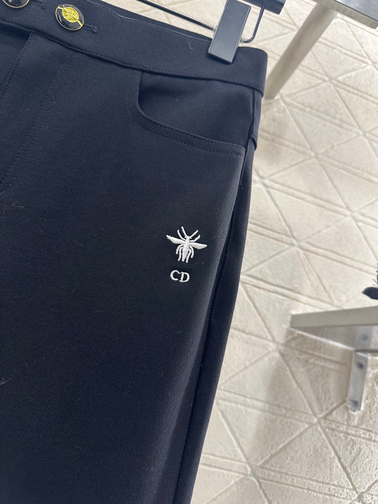 Retro stretch pencil pants