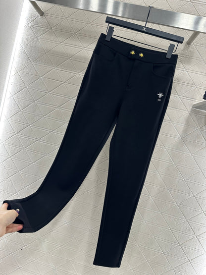 Retro stretch pencil pants