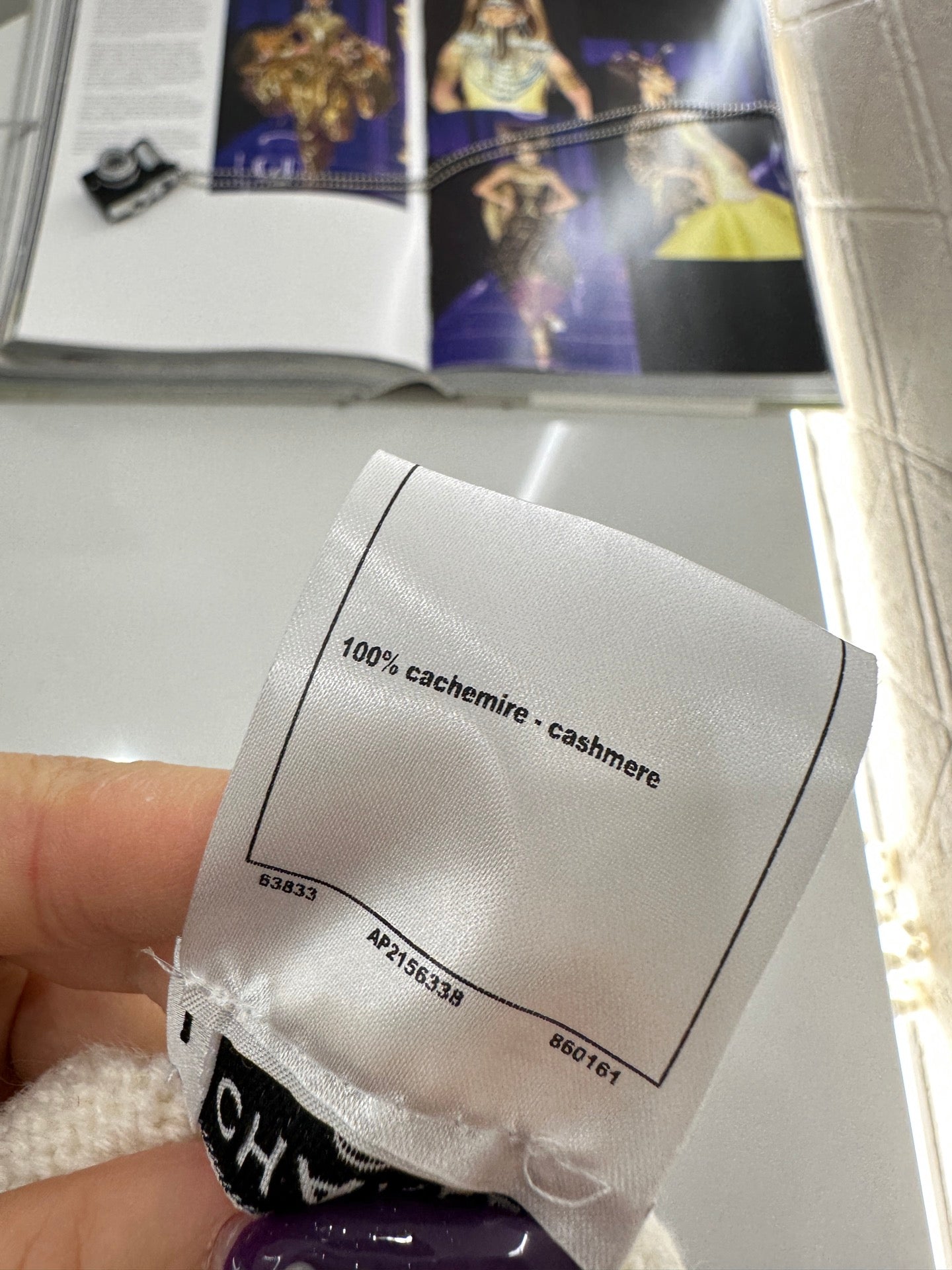 Double C logo cashmere knitted hat