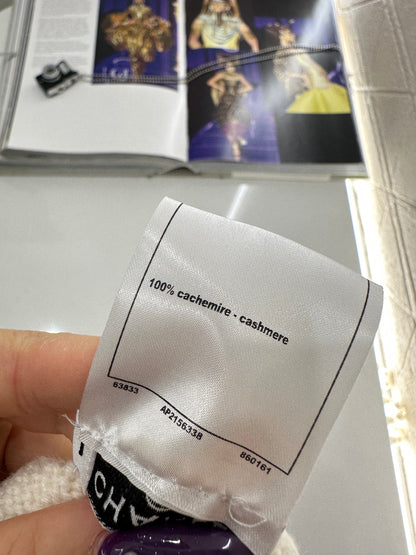 Double C logo cashmere knitted hat