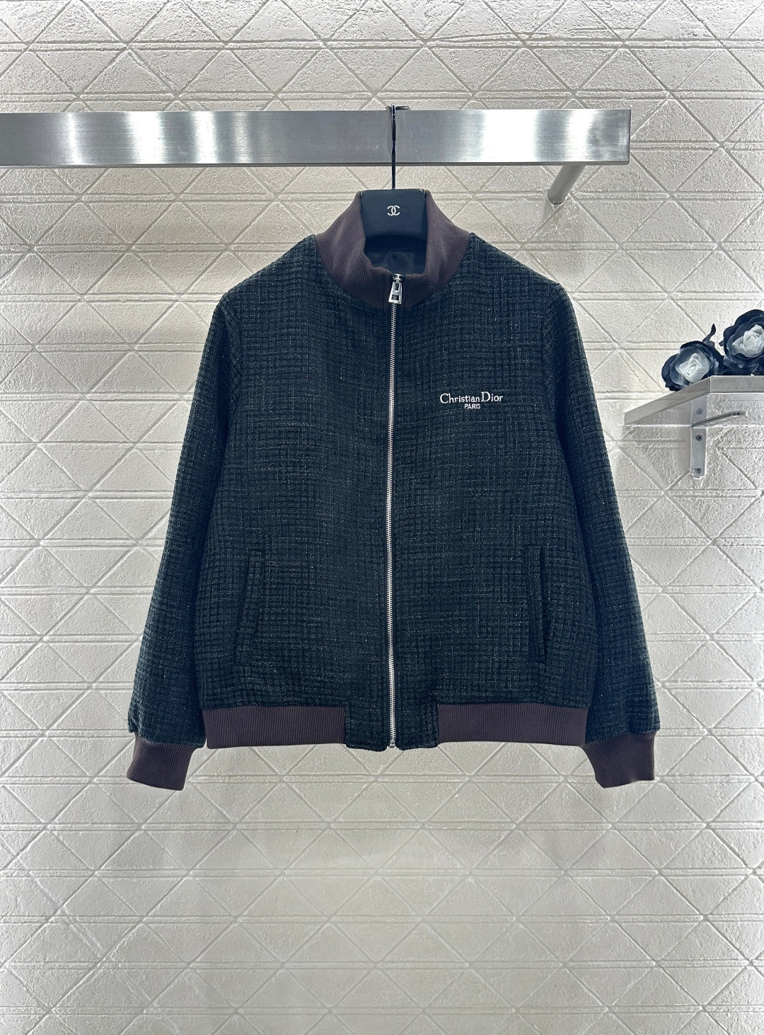 Knitted woolen jacket