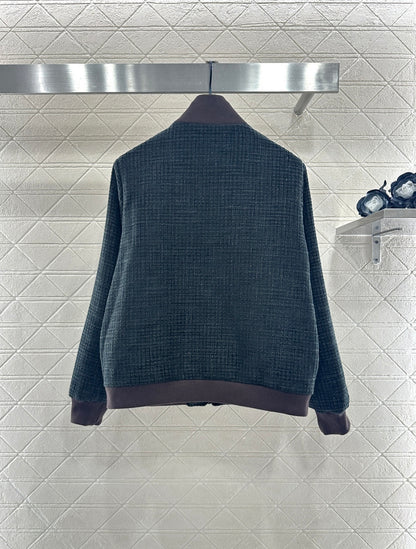 Knitted woolen jacket
